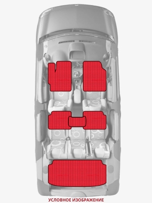 ЭВА коврики «Queen Lux» комплект для Honda Accord Coupe (8G)