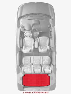 ЭВА коврики «Queen Lux» багажник для KIA Ceed (2G)